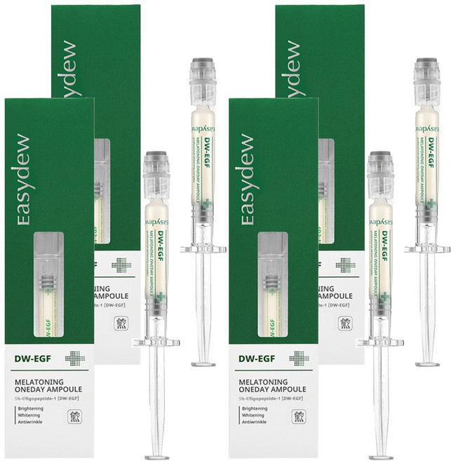 Easydew 台灣公司貨 DW-EGF 煥白修護安瓶, 4個, 1ml