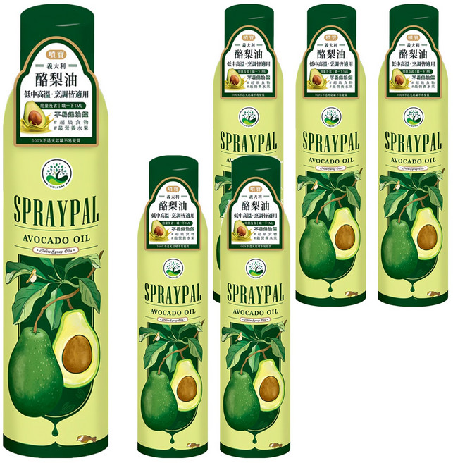 SPRAYPAL 噴寶 酪梨油 噴霧式, 120ml, 6瓶