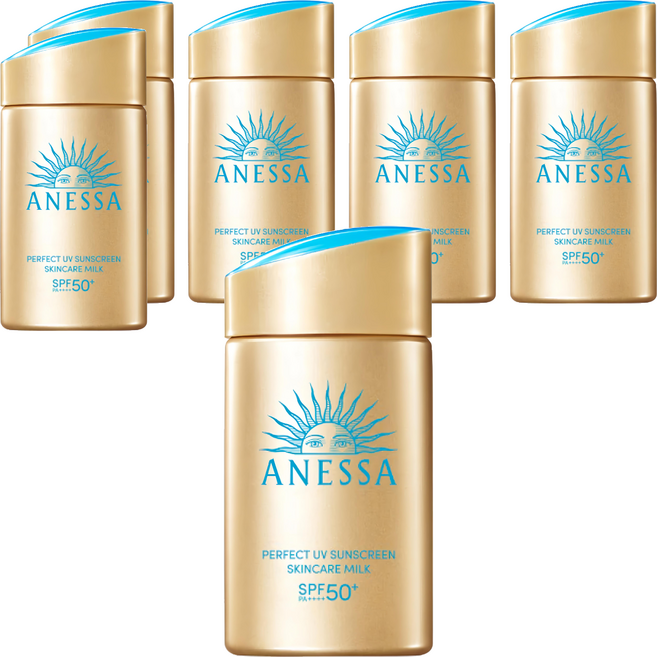 ANESSA 安耐曬 金鑽高效防曬露NA 5X版 PA++++, 60ml, 6瓶