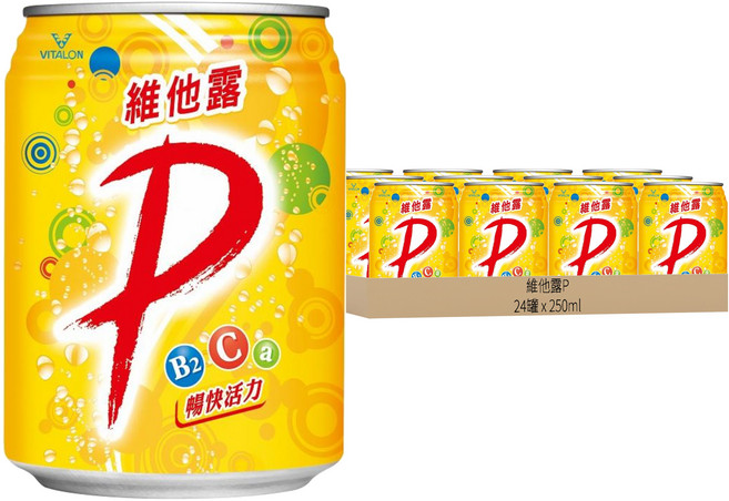 維他露P 汽水, 250ml, 24罐