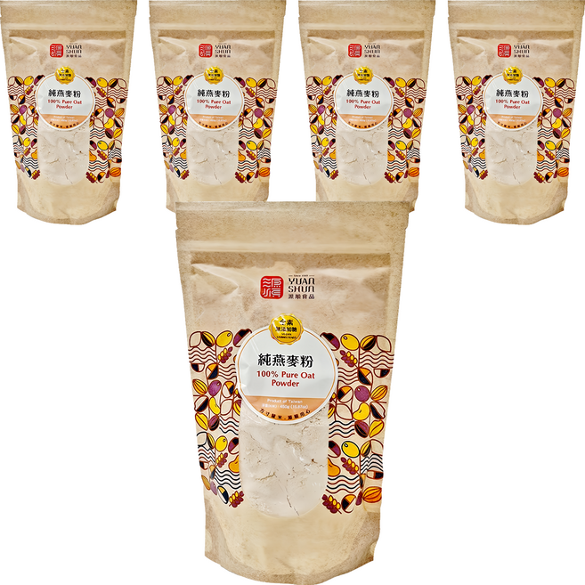 源順食品 純燕麥粉, 450g, 1包, 5包