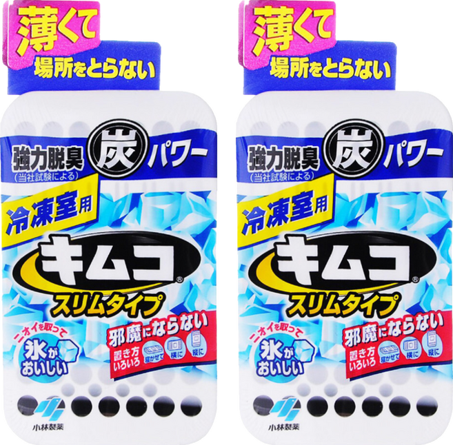 KOBAYASHI 小林製藥 冷凍庫專用活性碳除臭劑, 26g, 2個