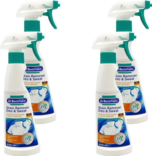 Dr.Beckmann 貝克曼博士 除汗漬異味全效噴劑, 250ml, 4瓶