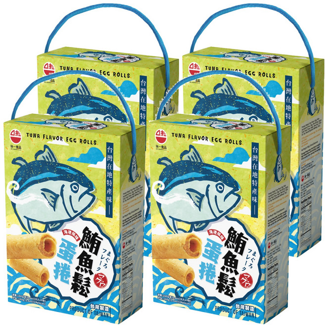 味一食品 鮪魚鬆蛋捲, 160g, 4盒