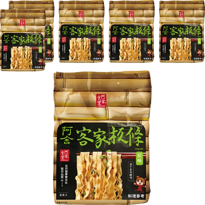 阿舍食堂 客家粄條, 475g, 6袋