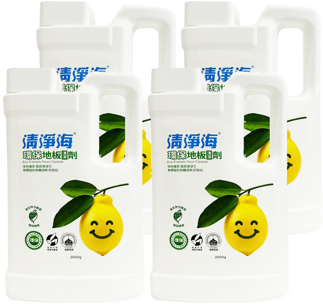 清淨海 環保地板清潔劑, 2kg, 4桶