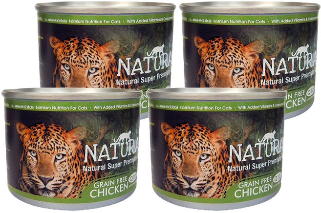 NATURAL10 PLUS 無穀原野主食罐, 鮮蔬嫩雞, 185g, 4罐