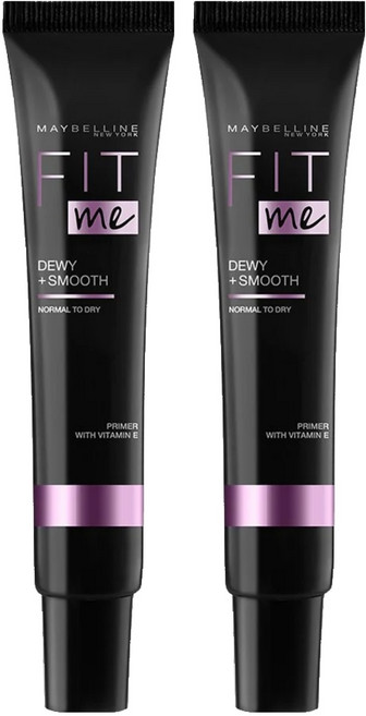 MAYBELLINE 媚比琳 台灣公司貨 水光奇蹟保濕妝前乳 30ml, 無色透明, 2盒