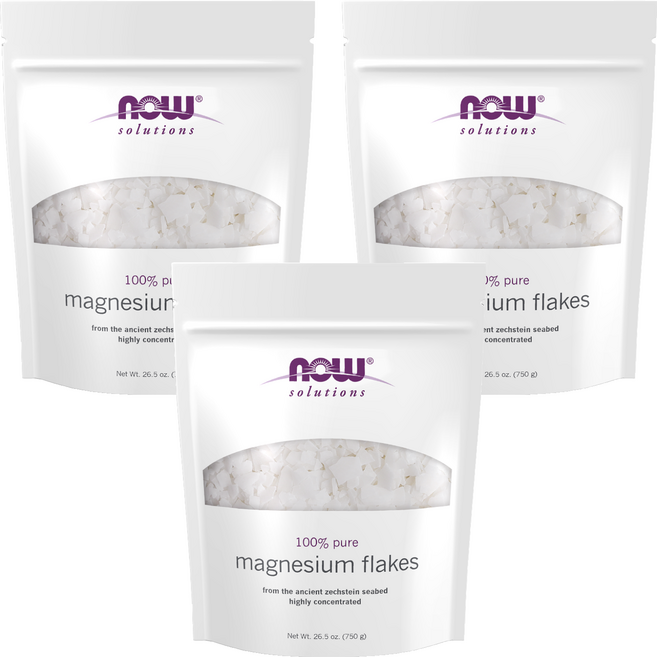 NOW solutions 鎂浴鹽, 750g, 3包