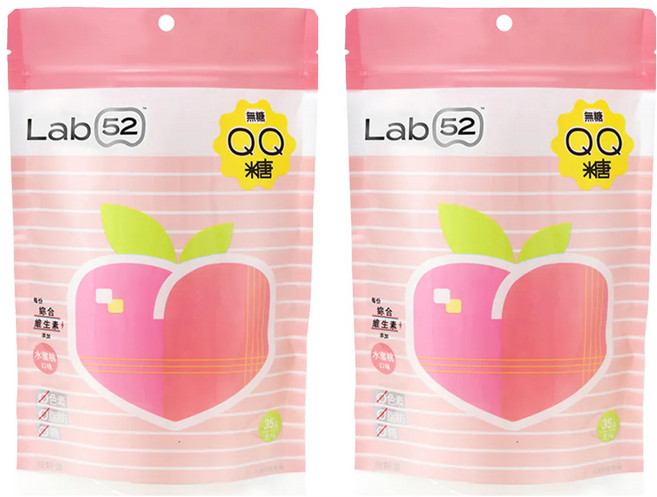 Lab52 齒妍堂無糖QQ軟糖系列 35顆, 2包