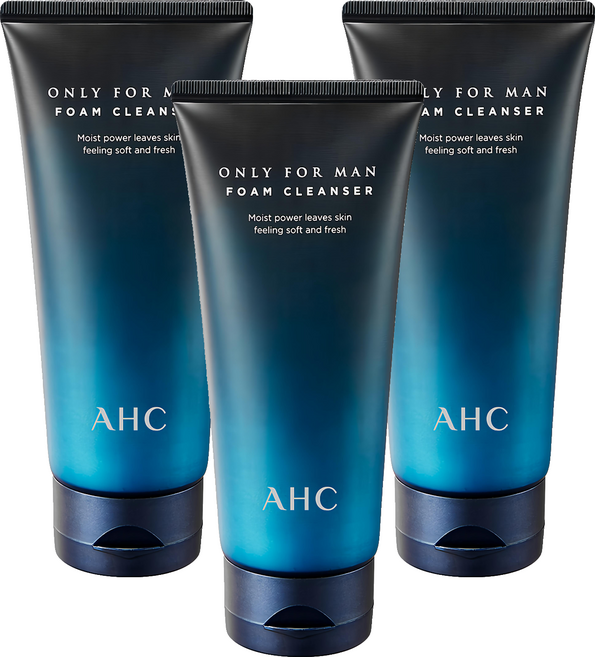 AHC 男士泡沫洗面乳, 140ml, 3條