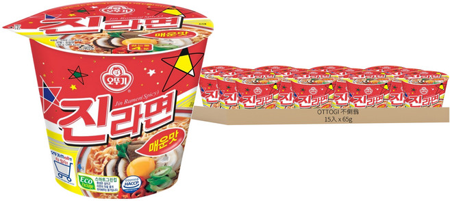 OTOKI 不倒翁 辣味金拉麵 65g, 15入