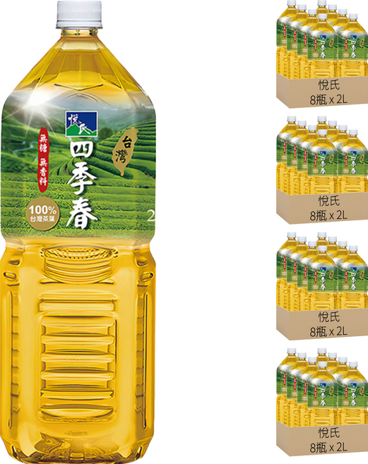 悅氏 四季春, 2L, 32瓶