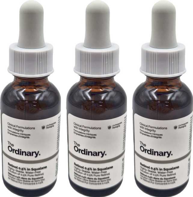 The Ordinary. 0.5%A醇角鯊烷精華液, 30ml, 3件
