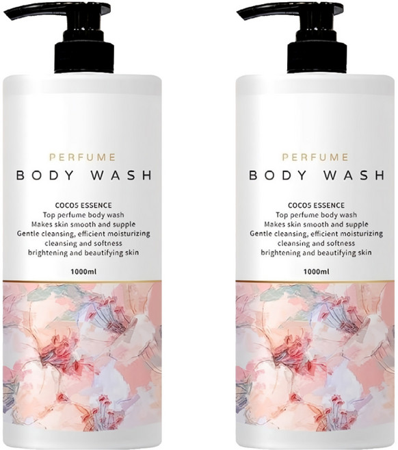 COCO No.5 奢華香水沐浴乳, 2個, 1L