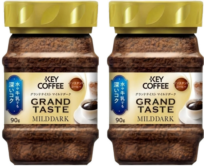 KEY COFFEE 歐蕾專用即溶咖啡, 90g, 2罐