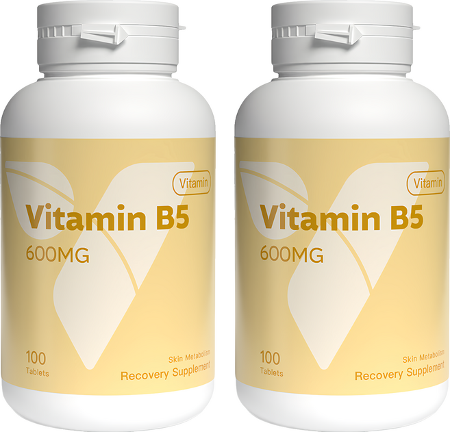 VITA 維他命B5 600mg 100顆, 2罐