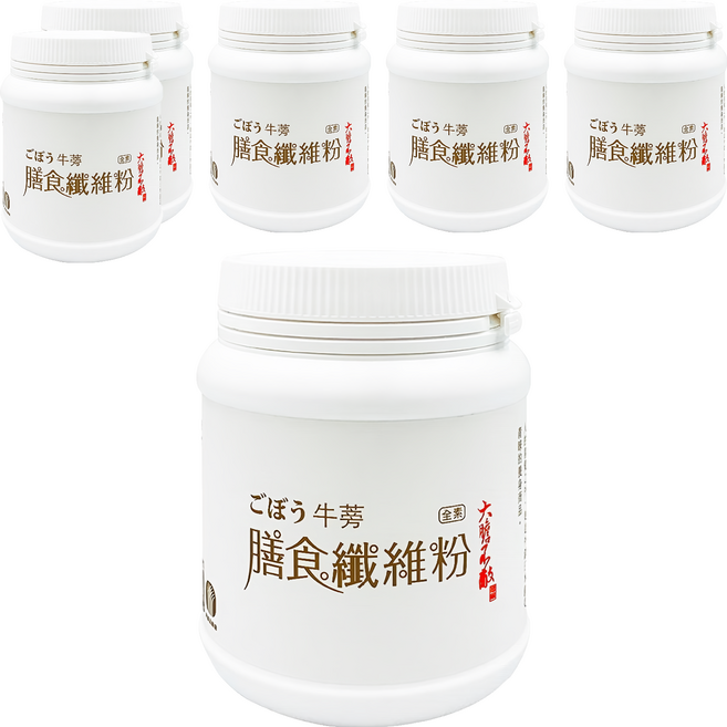 臺南將軍區農會 牛蒡膳食纖維粉, 1入, 6罐, 250g