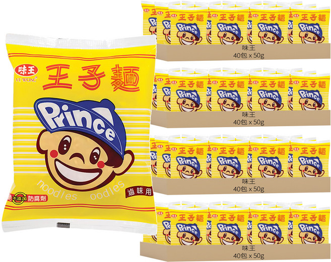 味王 王子麵 滷味用, 160包
