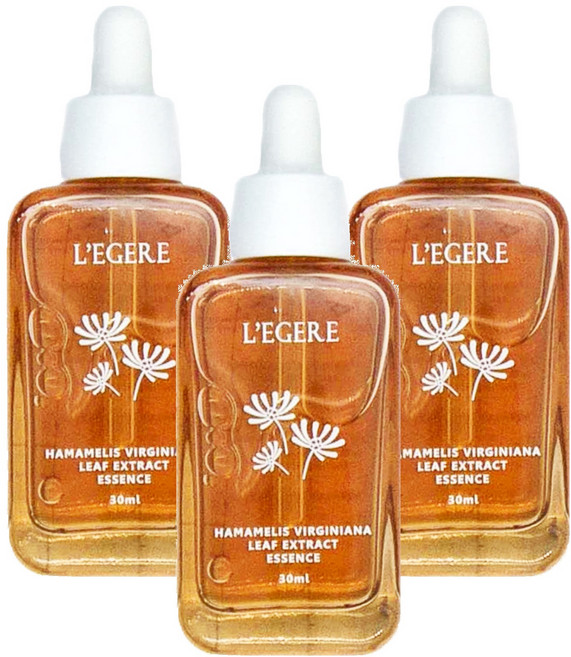 L'EGERE 金縷梅控油原液精華液 30ml EWG綠色等級成分添加 無酒精 無色素 無矽靈, 3瓶