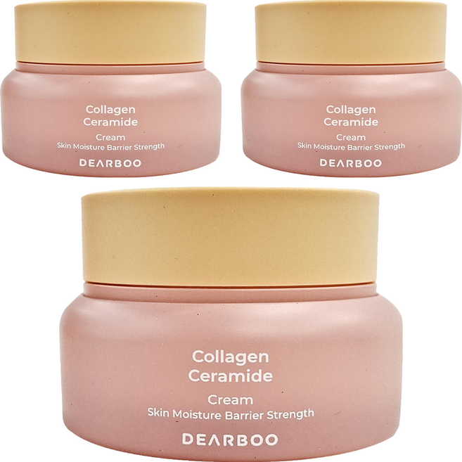 DEARBOO 膠原蛋白神經醯胺乳霜, 50g, 3罐