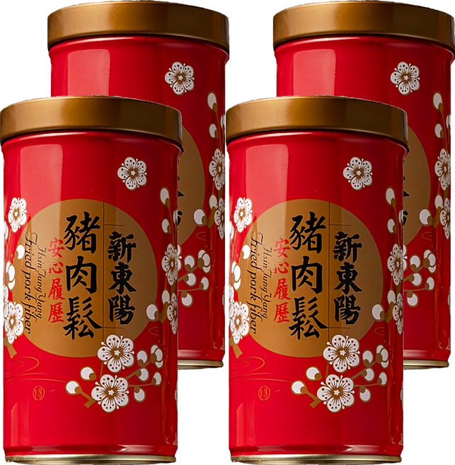 新東陽 安心履歷豬肉鬆, 270g, 4罐