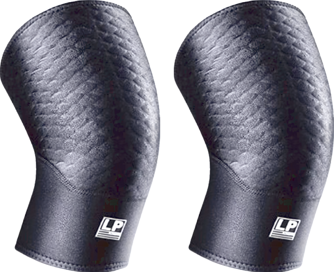 LP SUPPORT 分區加壓訓練膝護套 FT75CA-BK-L, 2個