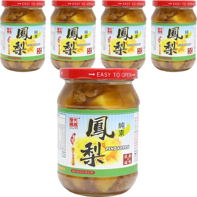 譽方媽媽 蔭鳳梨, 380g, 5罐