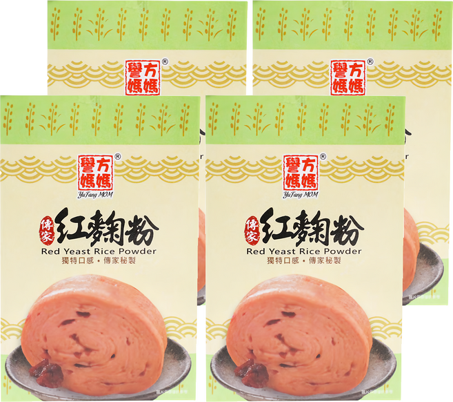 譽方媽媽 傳家紅麴粉, 100g, 4盒
