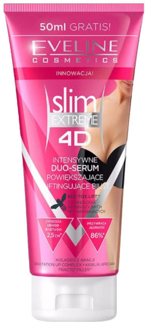 EVELINE 極效4D 豐盈緊緻美胸霜, 200ml, 1條