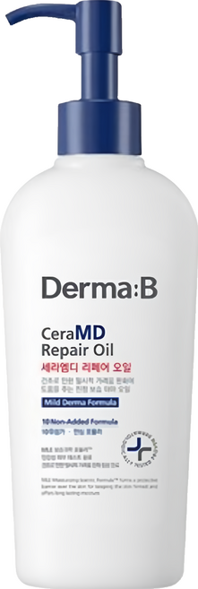Derma B Cera MD 滋養修護潤膚身體油 10種無添加配方, 200ml, 1瓶