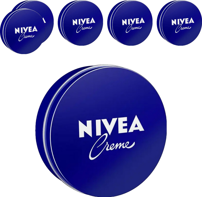 NIVEA 妮維雅 台灣公司貨 護膚霜, 150ml, 6罐