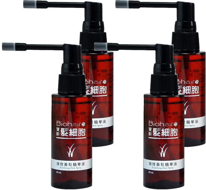 PBF 寶齡富錦 髮細胞頭皮養髮精華液, 60ml, 4瓶