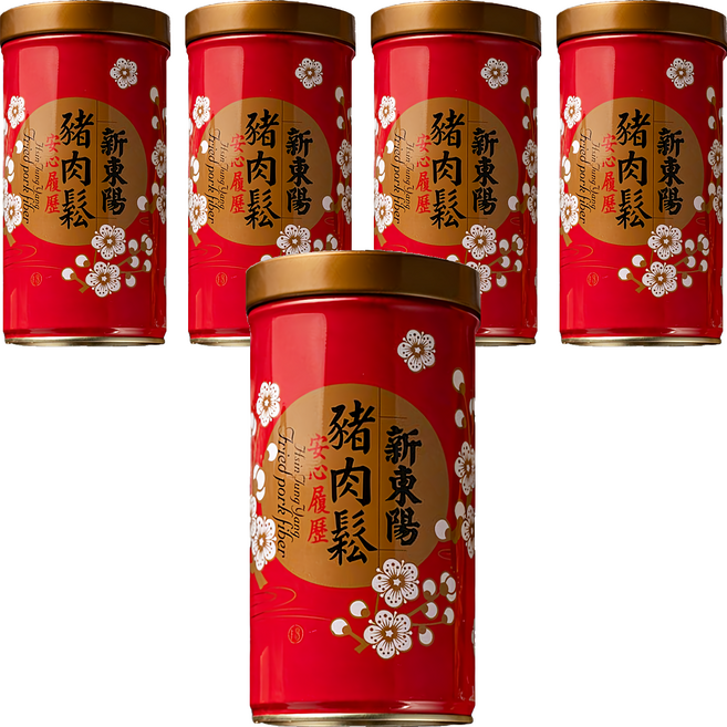 新東陽 安心履歷豬肉鬆, 270g, 5罐
