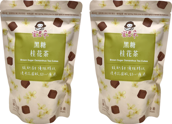 Medolly 蜜思朵 黑糖桂花茶, 17g, 15包, 2袋