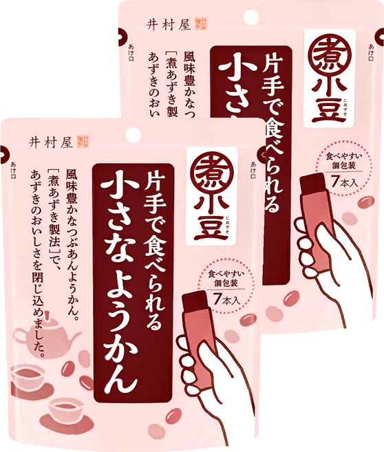 imuraya 井村屋 紅豆羊羹方便包, 105g, 2包