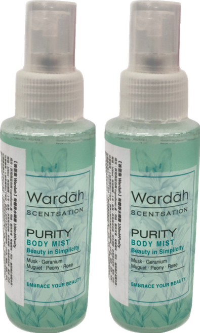 峇里島 Wardah 身體香水噴霧 #Purity, 100ml, 2瓶