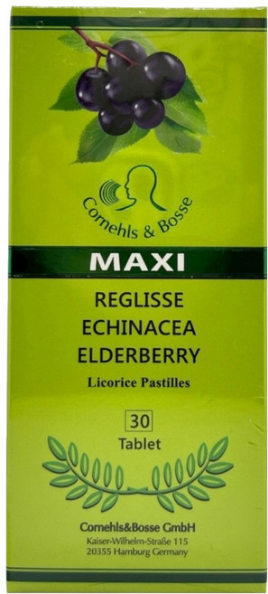 樂立舒 潤喉糖 紫錐花 + 接骨木莓, 1個, 10.5g