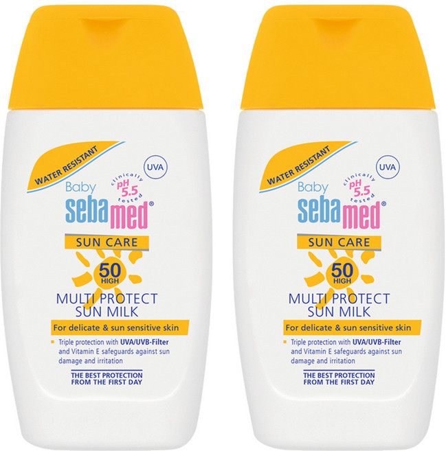 Baby sebamed 施巴 5.5嬰兒防曬保濕乳液 SPF50, 50ml, 2瓶