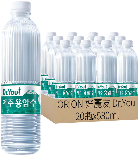ORION 好麗友 Dr.You 濟州熔岩水, 530ml, 20瓶