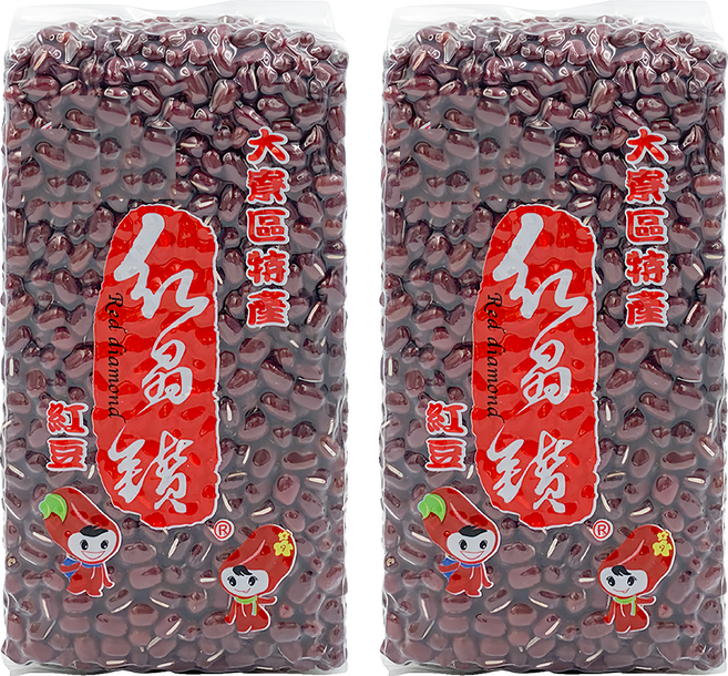 Red diamond 紅晶鑽 紅豆, 2包, 600g