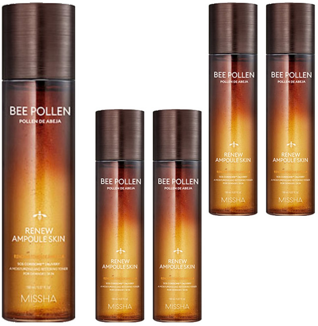 MISSHA Bee Pollen 賦活安瓶, 150ml, 5瓶