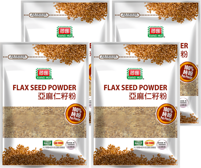 薌匯 亞麻仁籽粉, 250g, 4包
