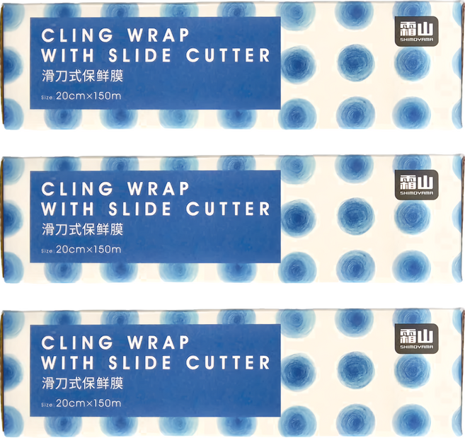SHIMOYAMA PE滑刀式保鮮膜, 3盒