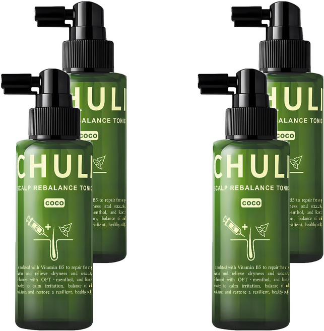 Chuli 初梨 可可B5 全效頭皮調理噴霧, 4個, 60ml