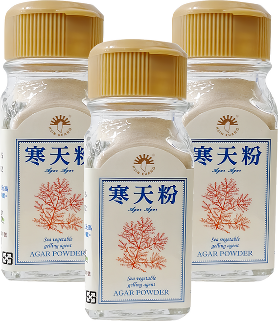 新光洋菜 寒天粉, 30g, 3瓶