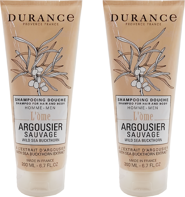 DURANCE 朵昂思 狂野沙棘洗髮沐浴露, 200ml, 2條