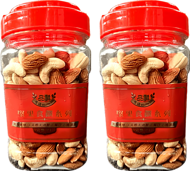 Vitality life 品鮮生活 美味薄鹽雙果, 360g, 2罐