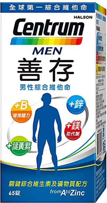 Centrum 善存 男性綜合維他命, 65顆, 1盒