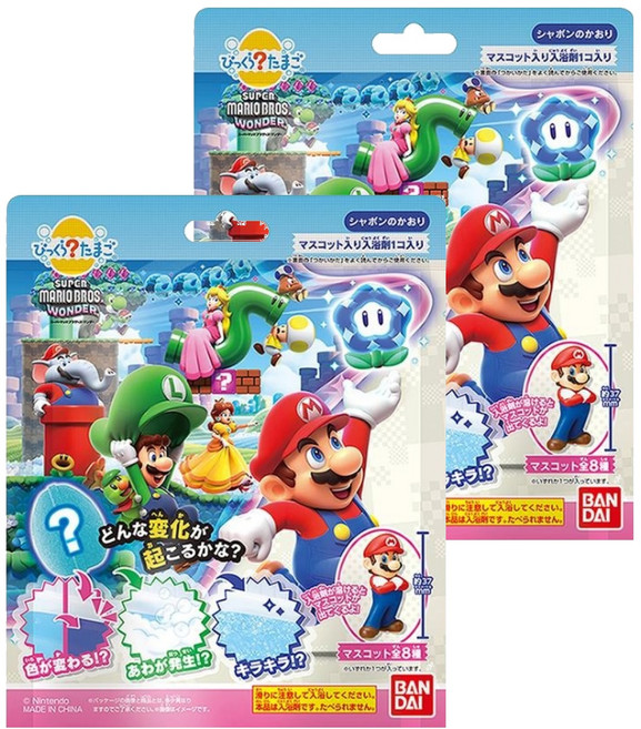 BANDAI 瑪利歐 沐浴球, 2個, 75g